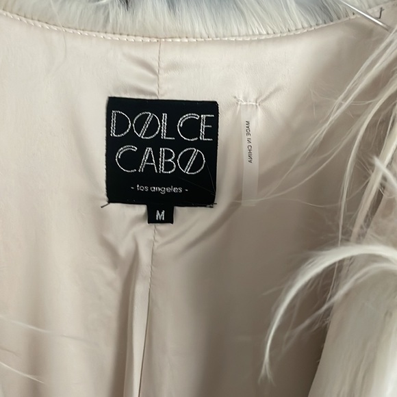 Dolce Cabo Faux Fur Women Vest Size Medium - Picture 5 of 8